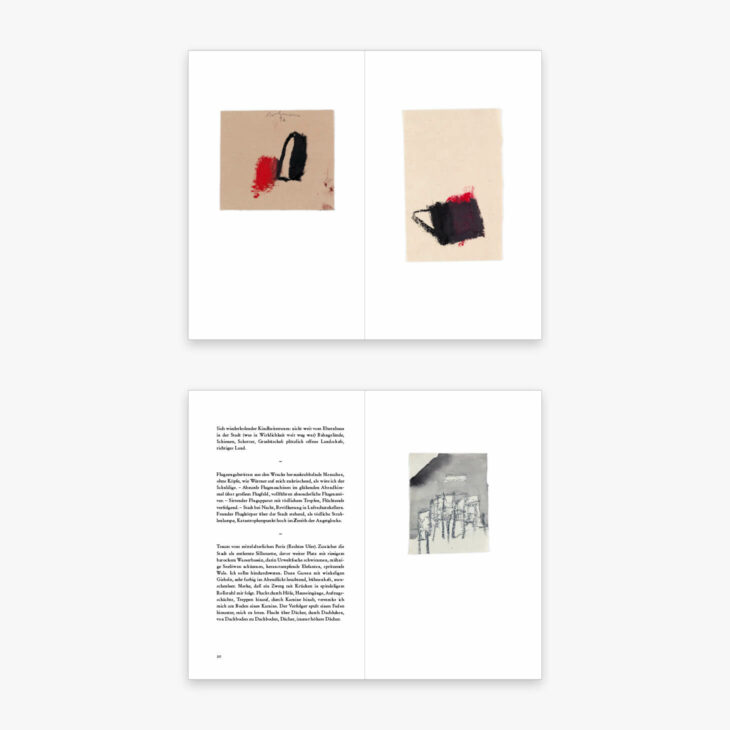 Buchinnenseiten von Karl Bohrmann – Notizen 1972–1986, Sieveking Verlag