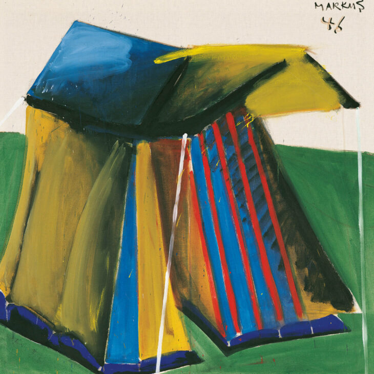 Zelt 46—dithyrambisch, 1965, aus: Markus Lüpertz, Sieveking Verlag