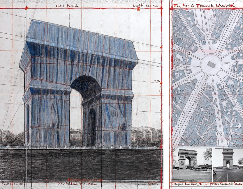 aus: Paris! Christo and Jeanne-Claude, Sieveking Verlag
