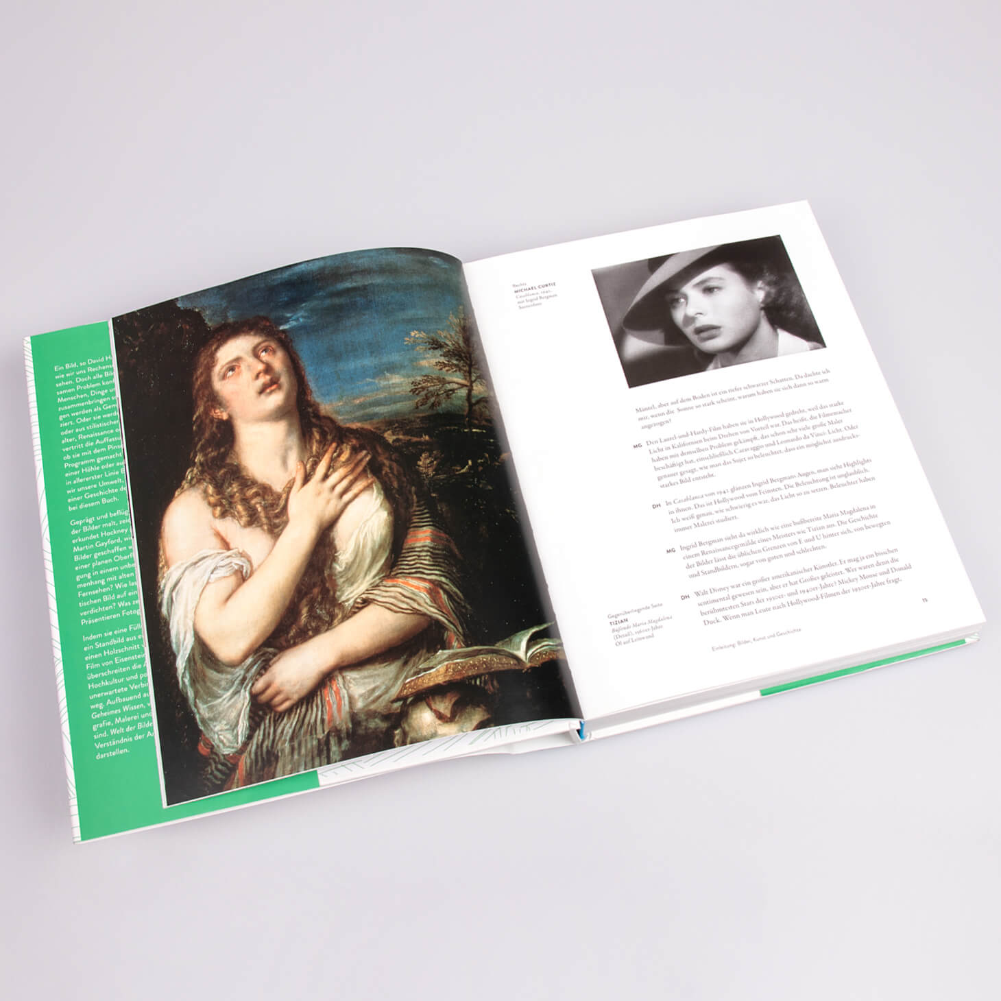 Aufgeschlagenes Buch Welt der Bilder