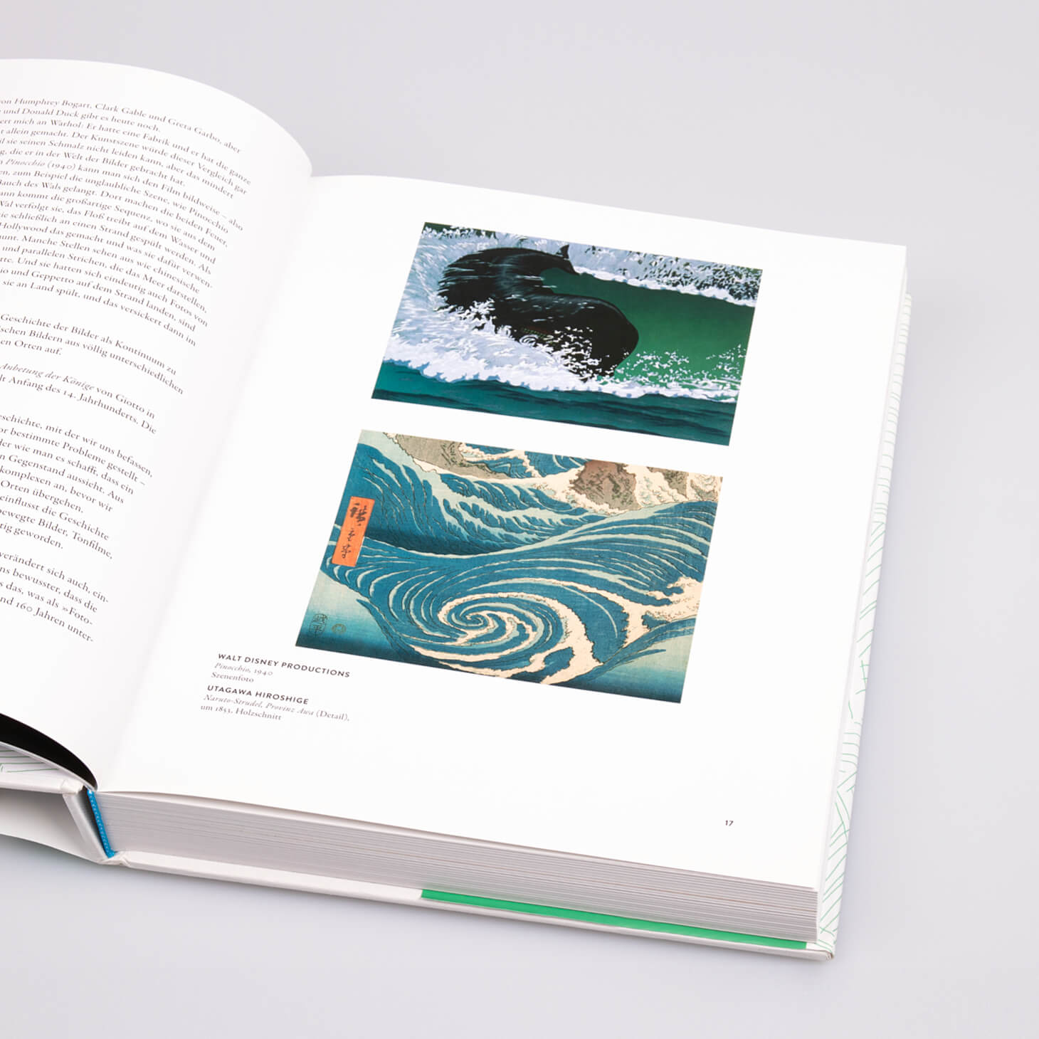 Aufgeschlagenes Buch Welt der Bilder