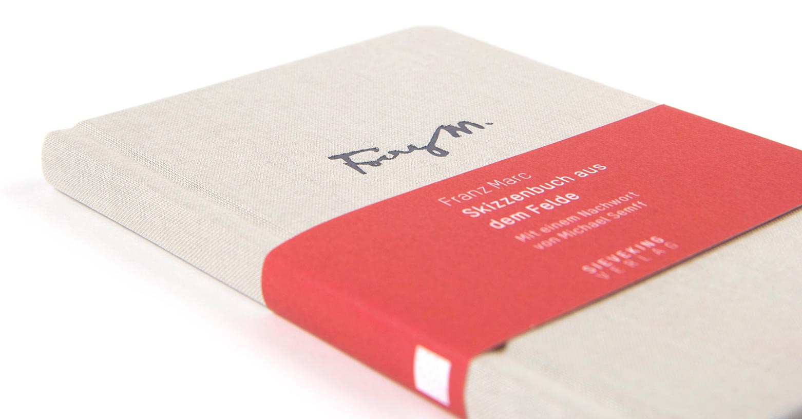 Buchcover Franz Marc Skizzenbuch aus dem Felde (Detail)