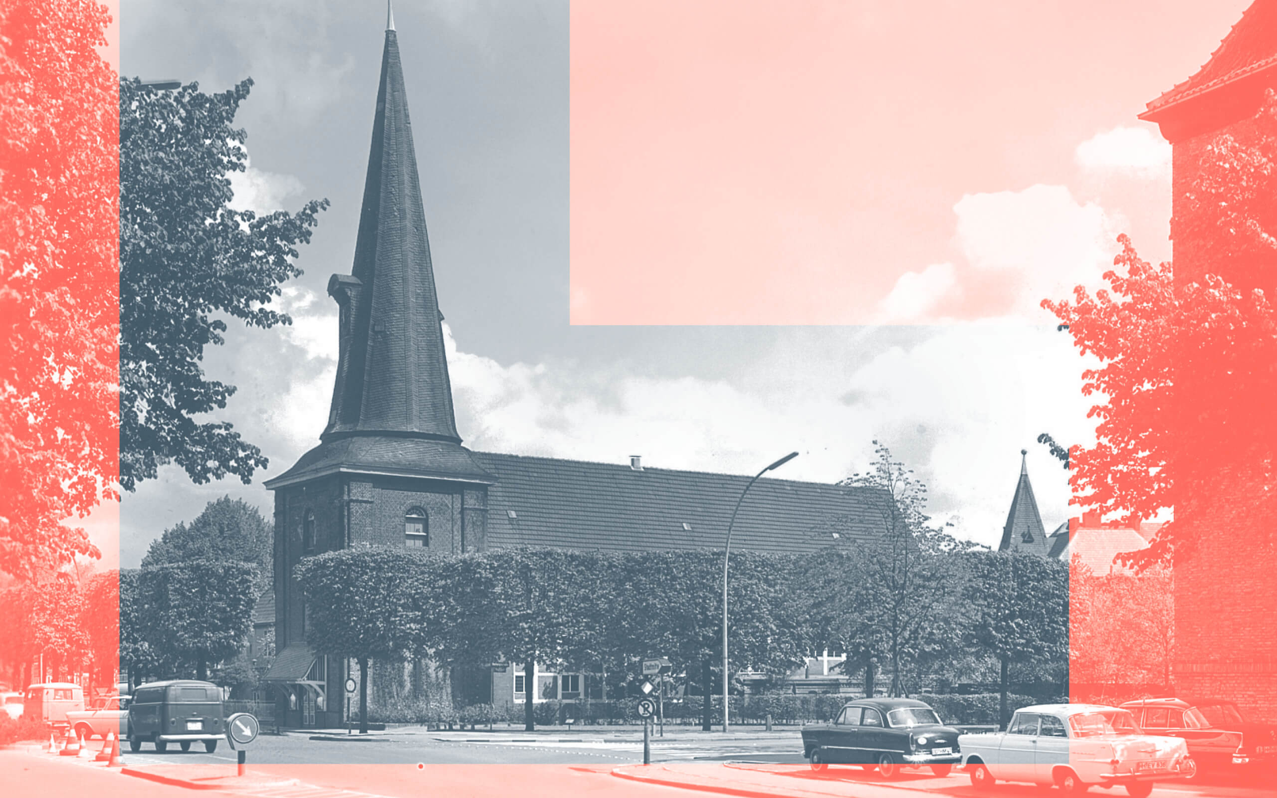 Foto der Johanniskirche in den 1950er Jahren
