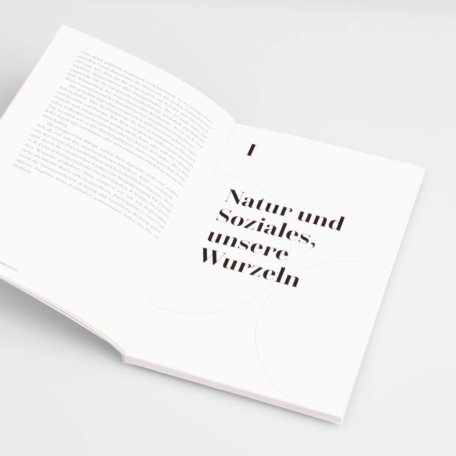 Aufgeschlagenes Buch Flügel für die Freiheit