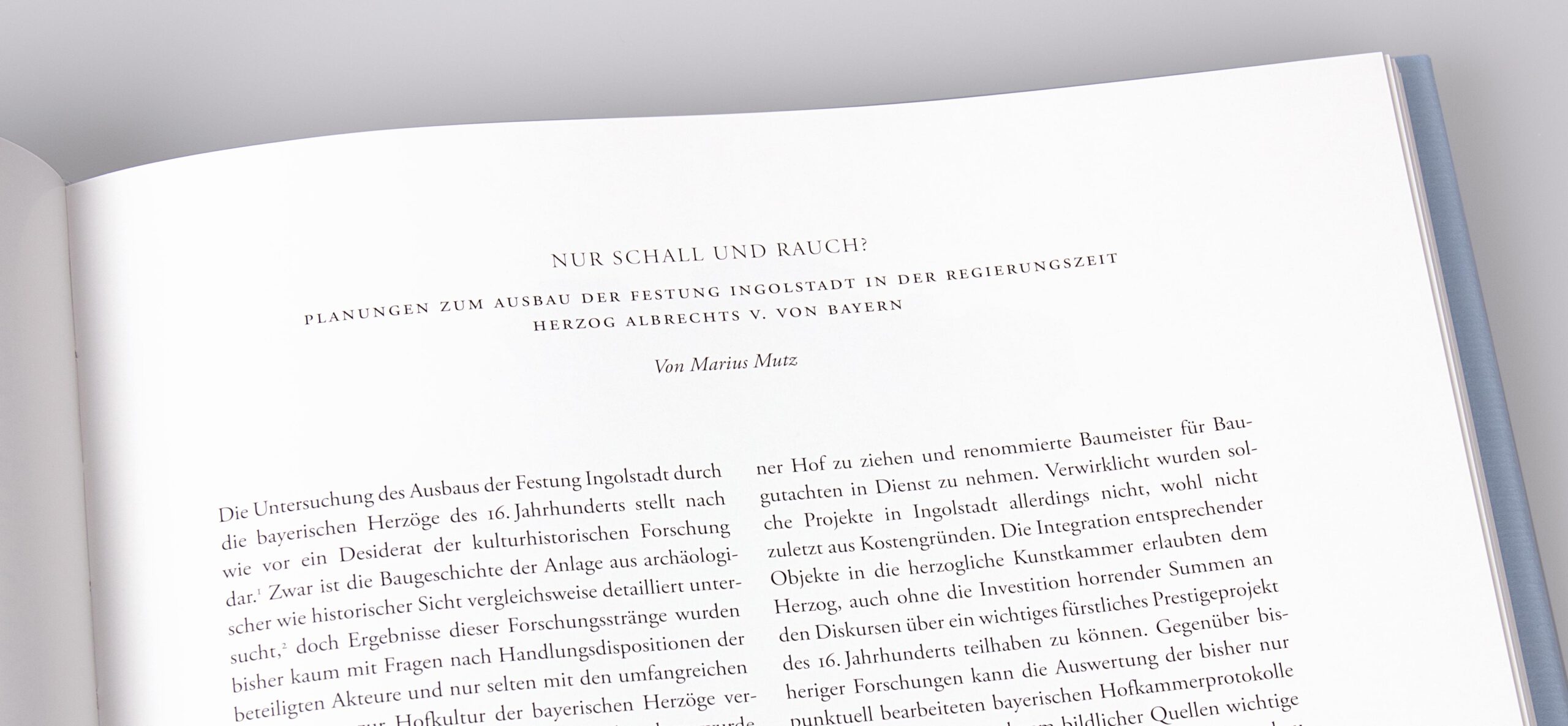 Detailansicht aus aufgeschlagenem Jahrbuch 2019