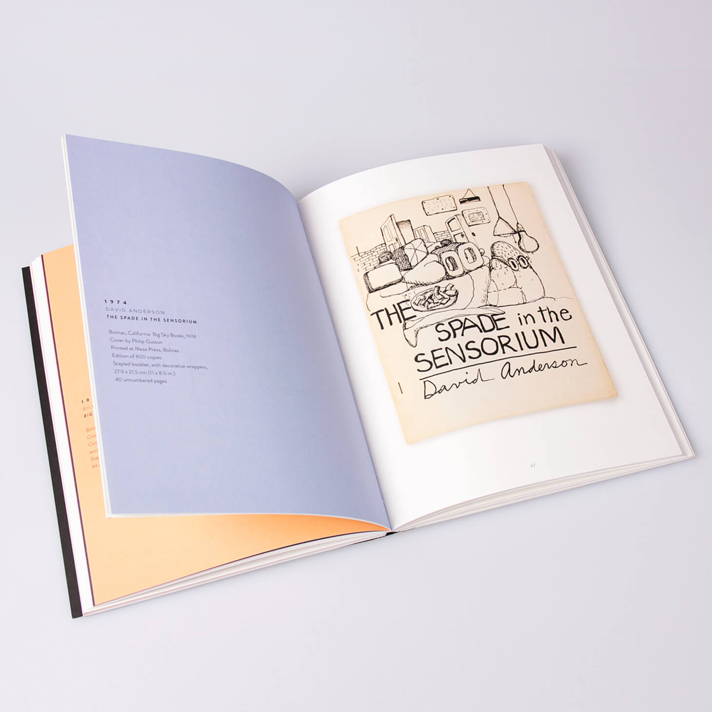 Aufgeschlagenes Buch Philip Guston Drawings for Poets