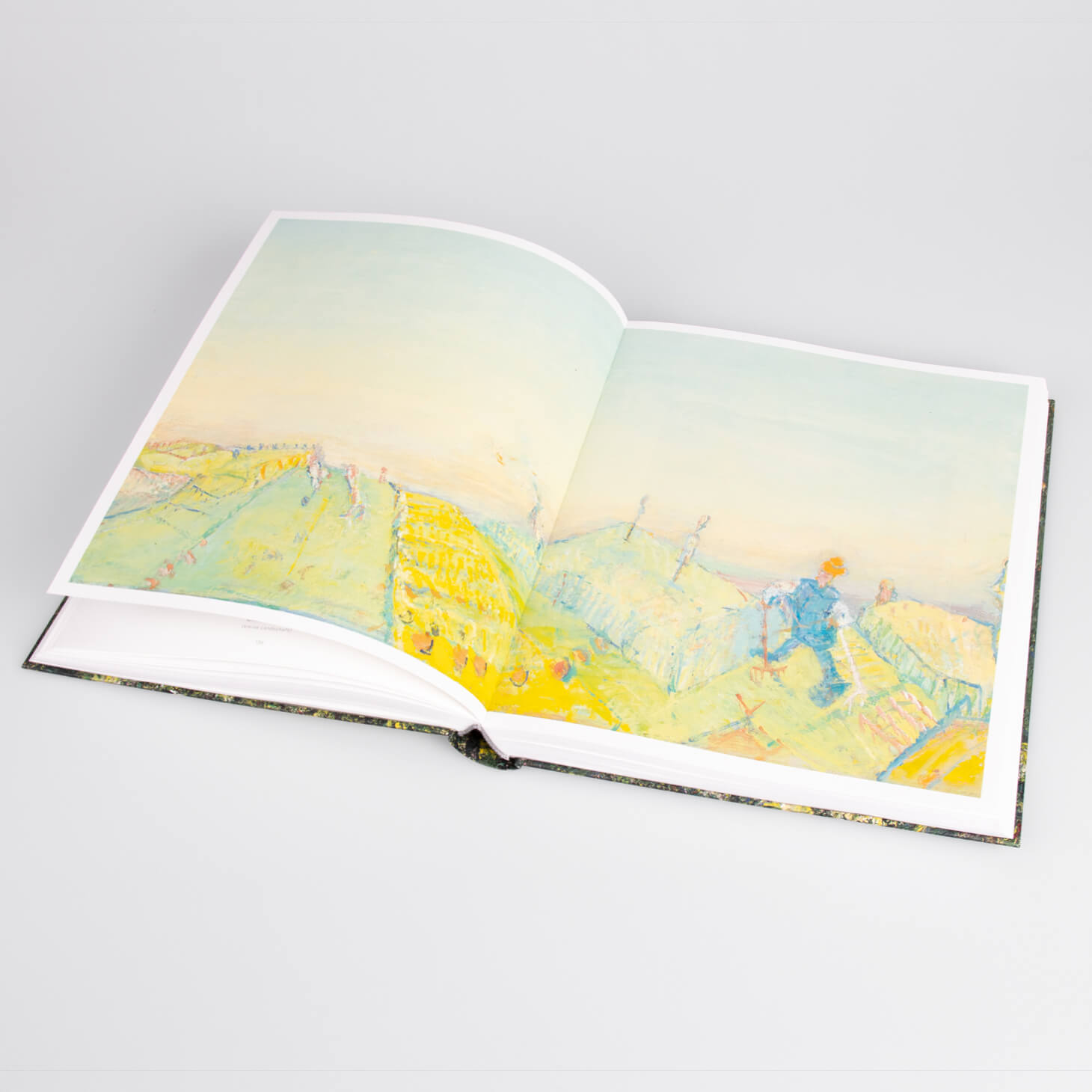Aufgeschlagenes Buch Rudi Tröger Malerei 1956–2018