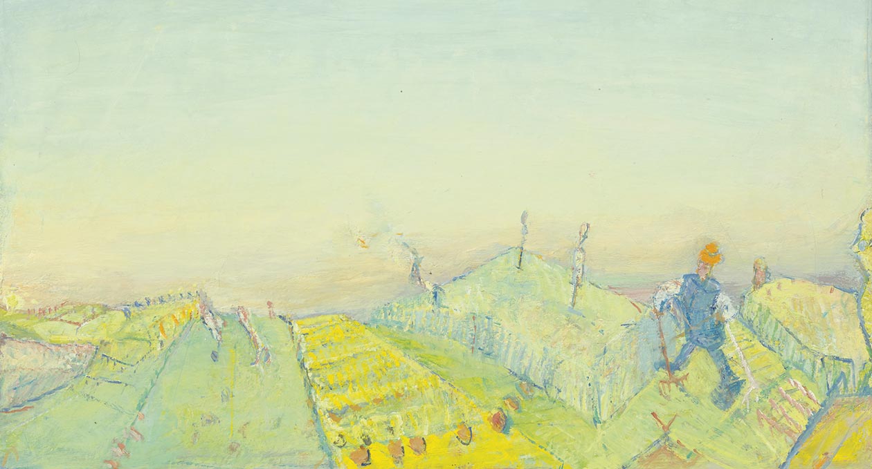 Ohne Titel, 1972 (Spaziergänger, hell)
