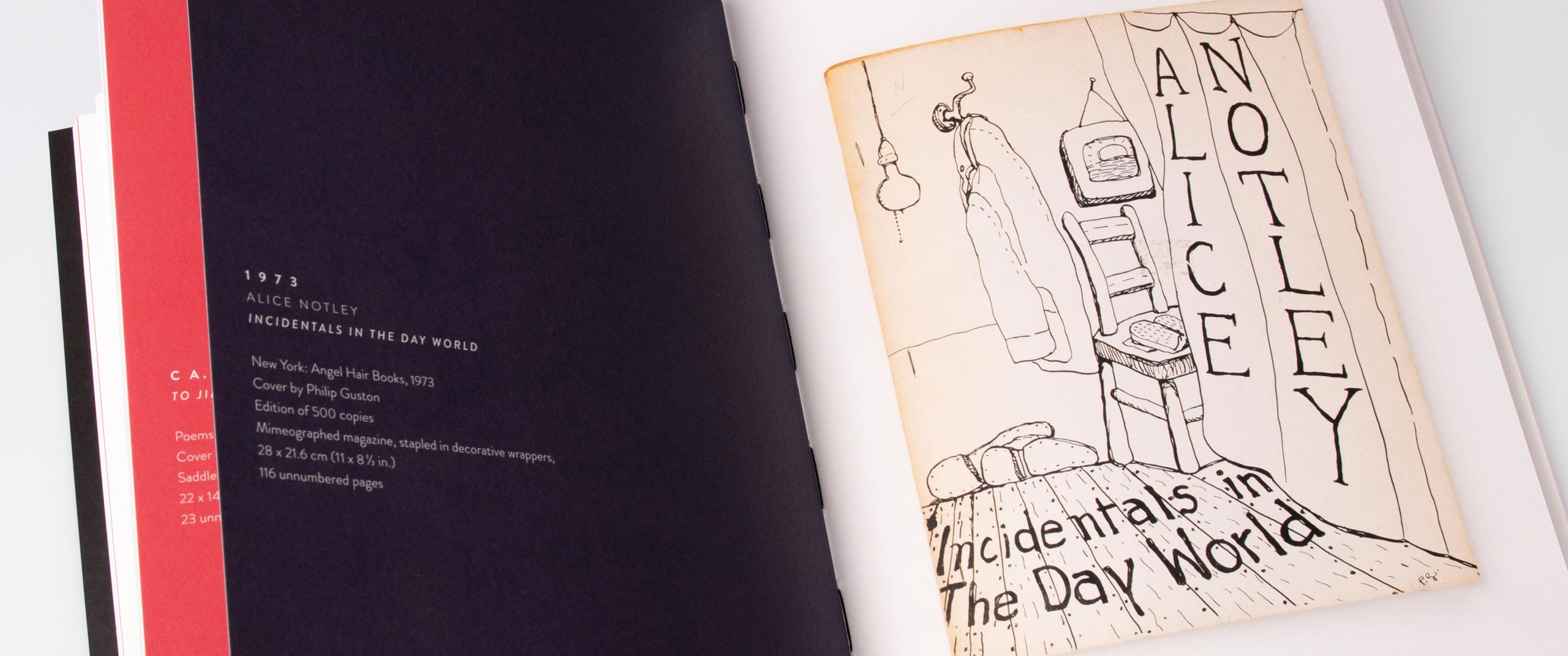 Aufgeschlagenes Buch Philip Guston Drawings for Poets